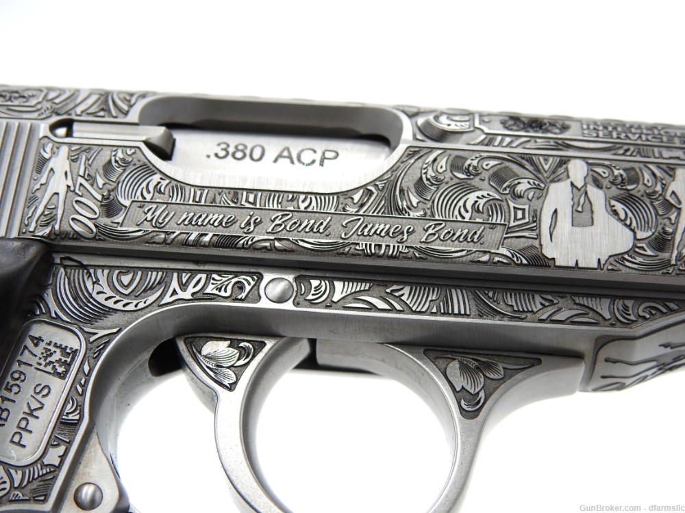CONSECUTIVE SET! Custom Engraved Walther PPK/S .380 ACP 007 James Bond! -img-61