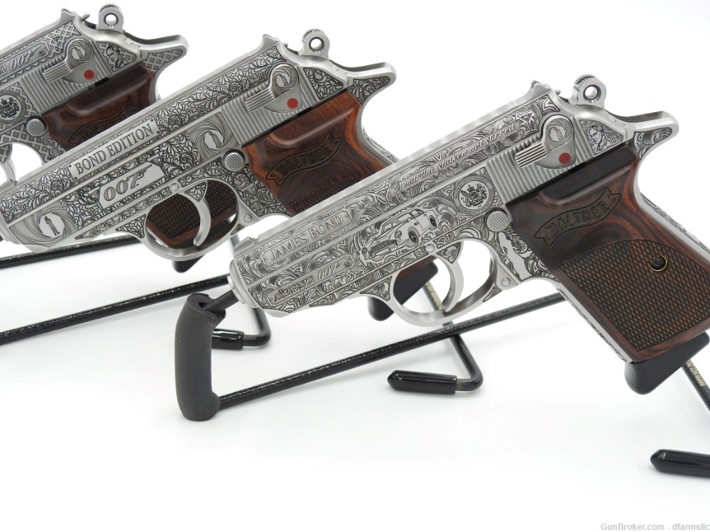 CONSECUTIVE SET! Custom Engraved Walther PPK/S .380 ACP 007 James Bond! -img-8