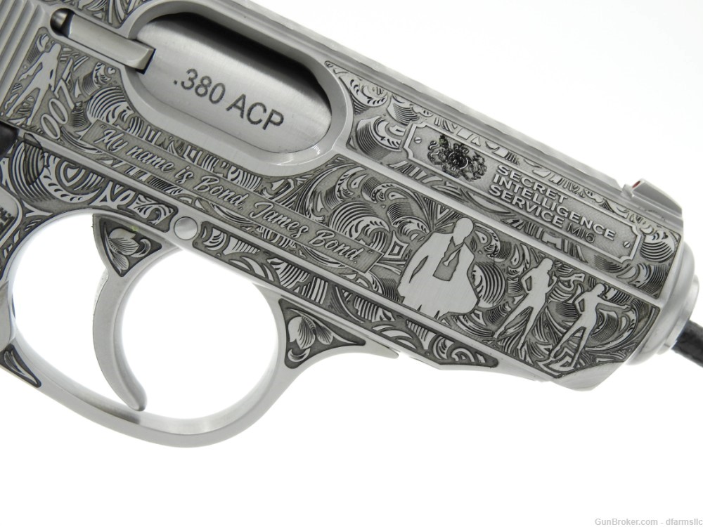 CONSECUTIVE SET! Custom Engraved Walther PPK/S .380 ACP 007 James Bond! -img-50