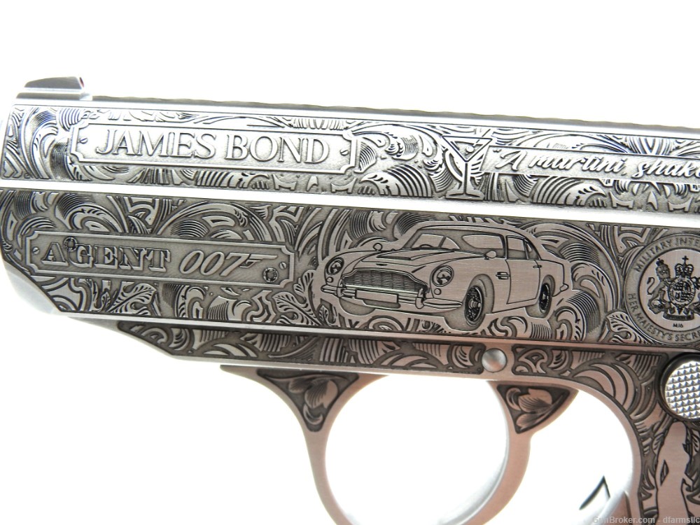 CONSECUTIVE SET! Custom Engraved Walther PPK/S .380 ACP 007 James Bond! -img-59
