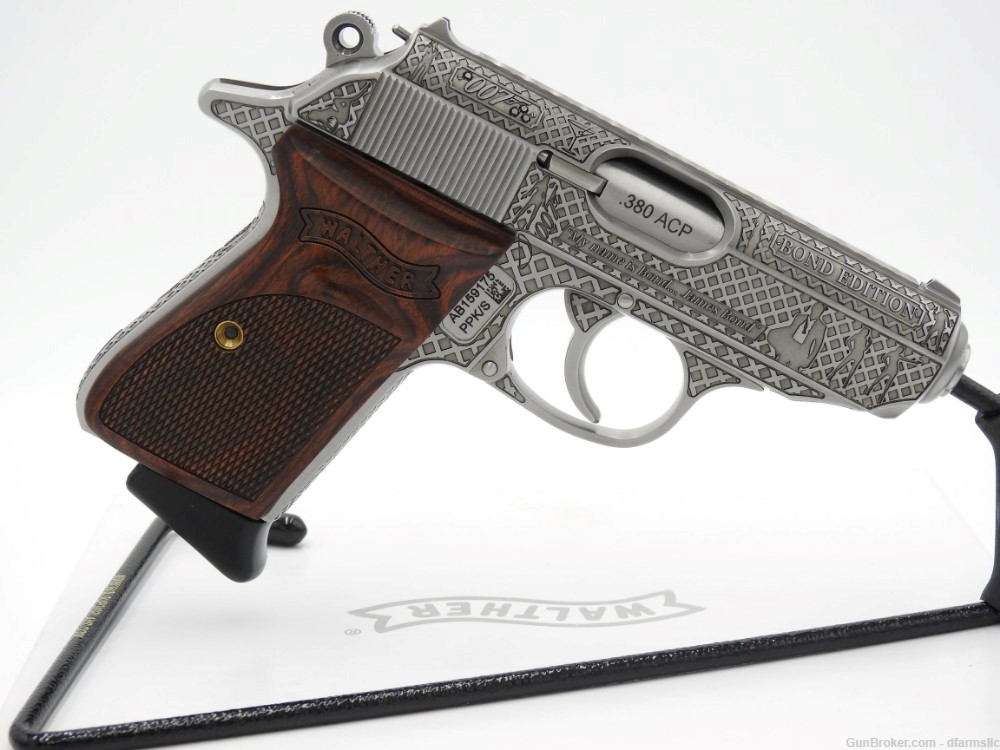 CONSECUTIVE SET! Custom Engraved Walther PPK/S .380 ACP 007 James Bond! -img-17