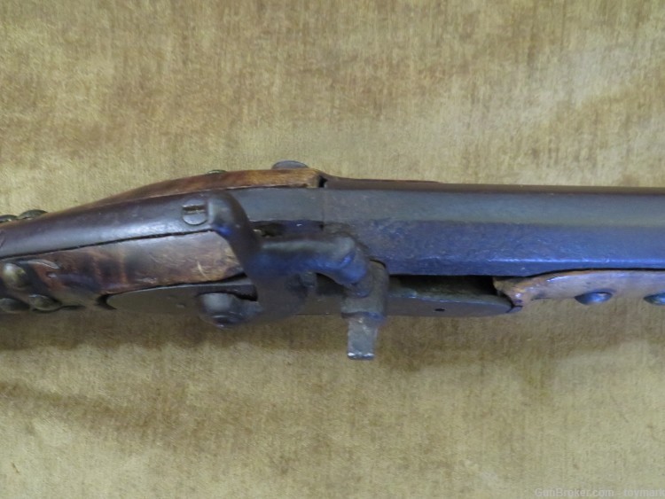 ANTIQUE 1840s AMERICAN INDIAN PERCUSSION FUR TRADE GUN 102 BRASS TACKS !   -img-3