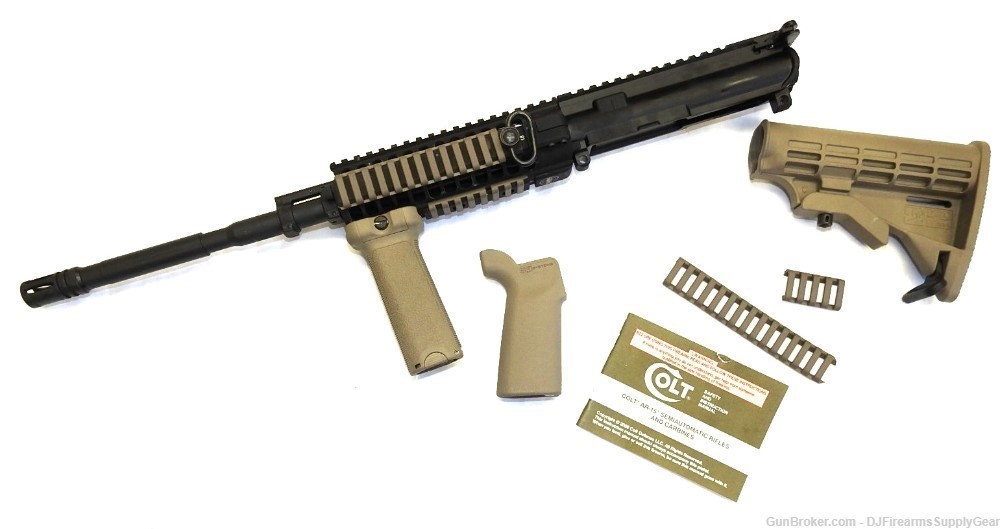 Factory Colt M4 16" 5.56mm Complete Upper Receiver w/ LWRC, B5 & BCM ACCS -img-3