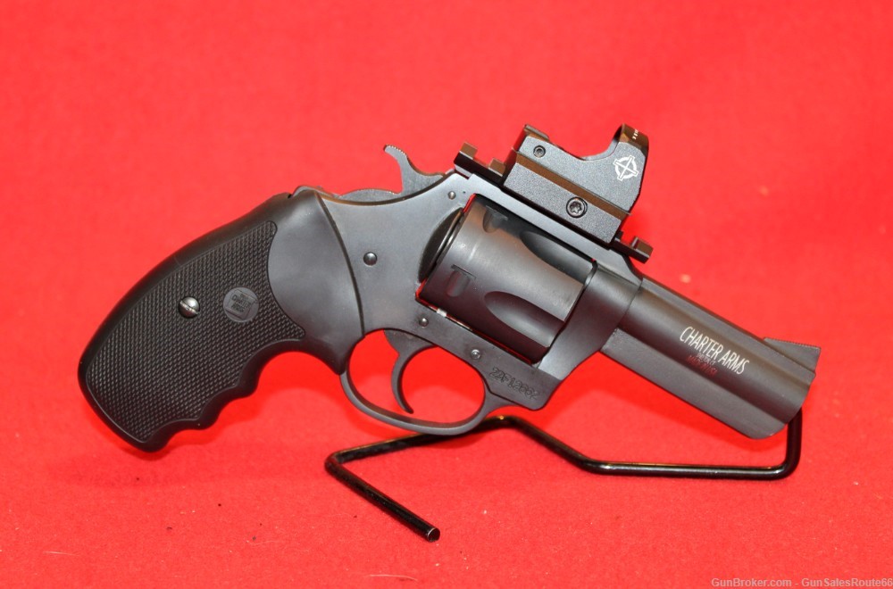 Charter Arms Mag Pug 13535 .357 Mag 3" Red Dot Revolver-img-1