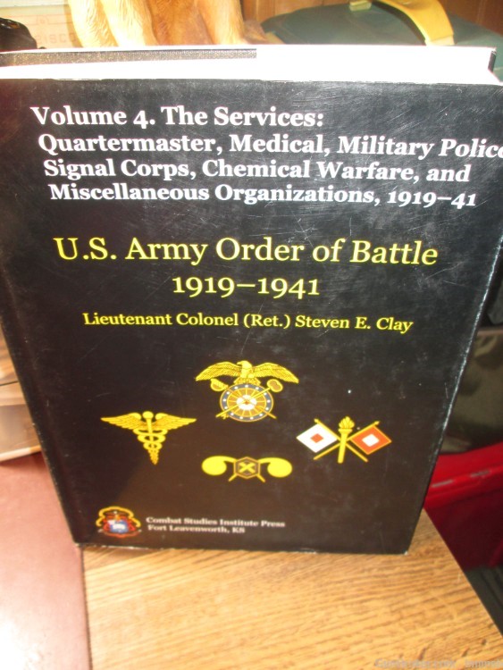 U.S. Army Order Of Battle 1919-1941 Volumes 1-4, by Lt. Col. Steven E. Clay-img-4