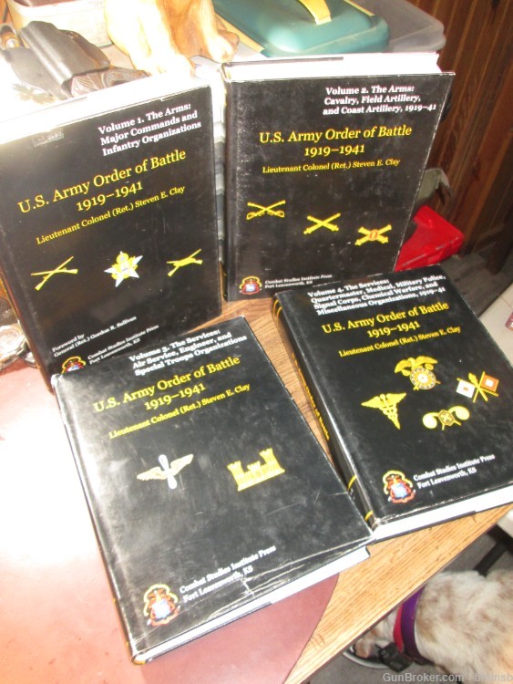 U.S. Army Order Of Battle 1919-1941 Volumes 1-4, by Lt. Col. Steven E. Clay-img-0