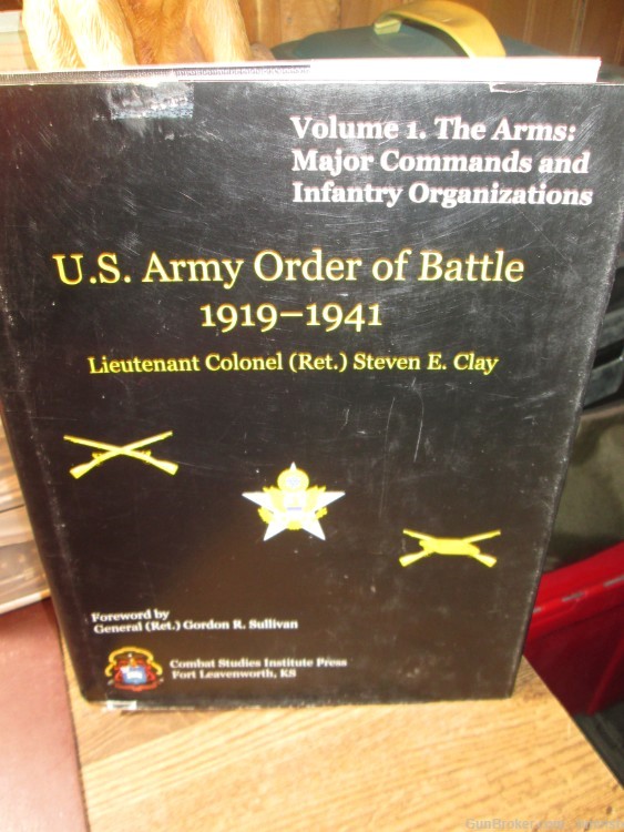 U.S. Army Order Of Battle 1919-1941 Volumes 1-4, by Lt. Col. Steven E. Clay-img-1