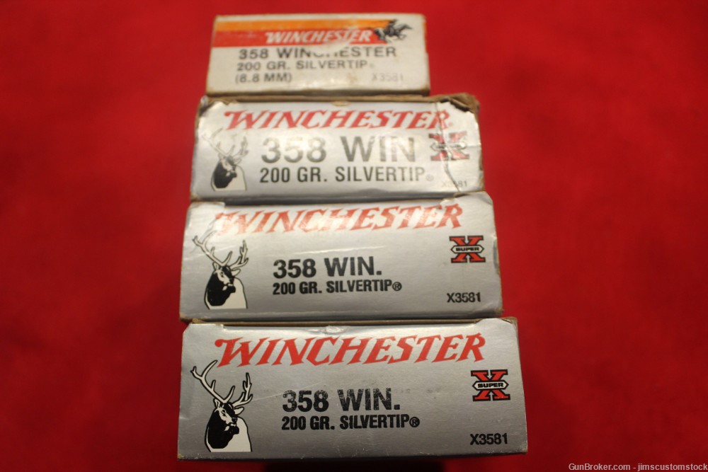 Winchester .358 Silvertip Ammo lot of 80 rounds-img-2