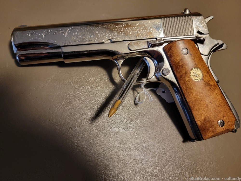 Colt 6 Gun 1911 WW1 & WW2 Commemorative Matching Serial Number Set -img-4