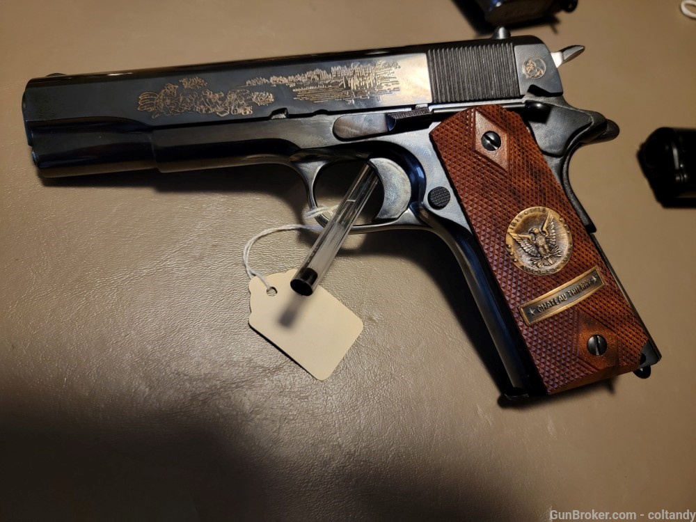 Colt 6 Gun 1911 WW1 & WW2 Commemorative Matching Serial Number Set -img-12