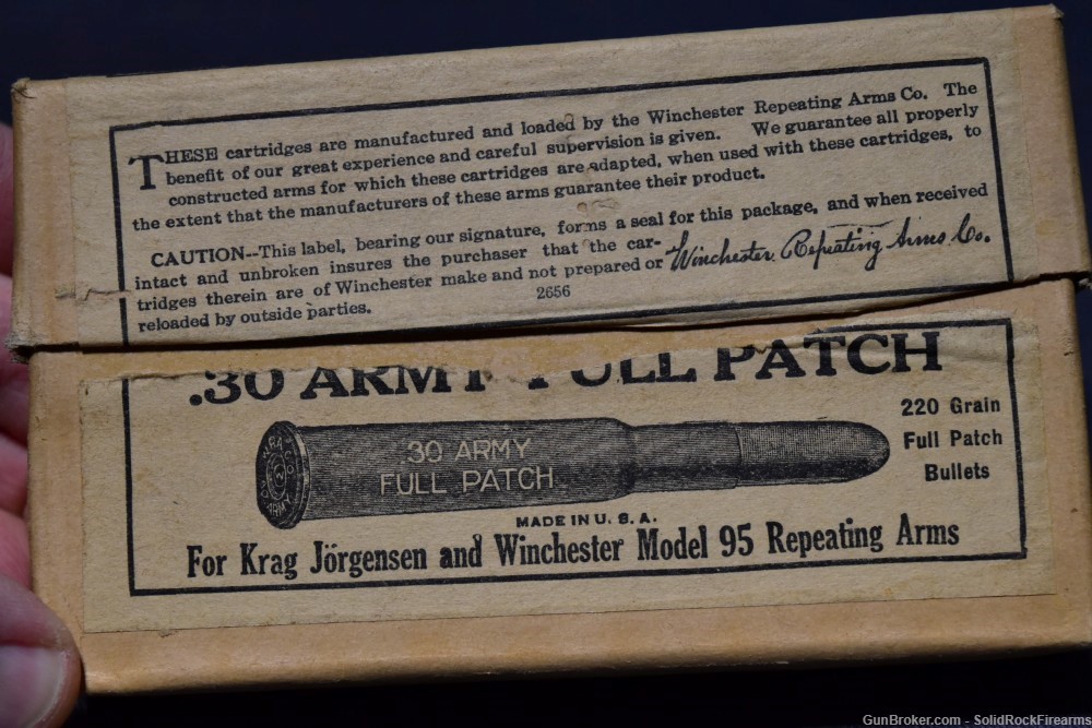 Winchester Vintage Ammo, 30-40 Krag, WWI-img-0