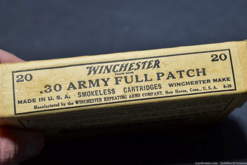 Winchester Vintage Ammo, 30-40 Krag, WWI-img-1