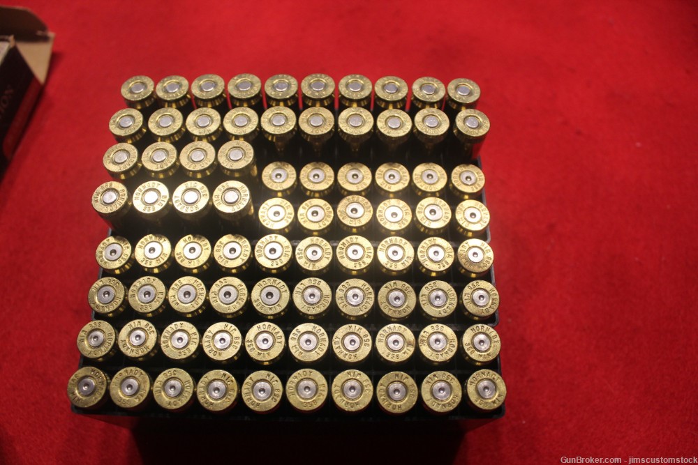 Hornady .358 Winchester lot of ammo and brass-img-1