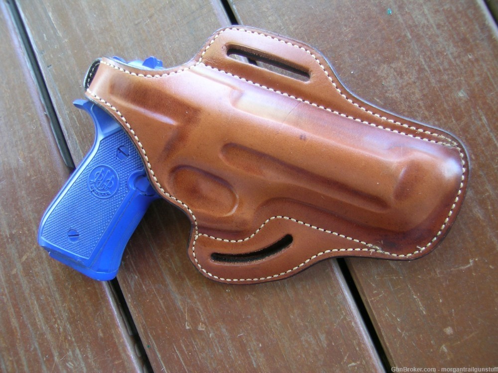 Galco #520 Suede Lined Leather Thumbsnap Holster Beretta 92 Taurus PT 92 99-img-0