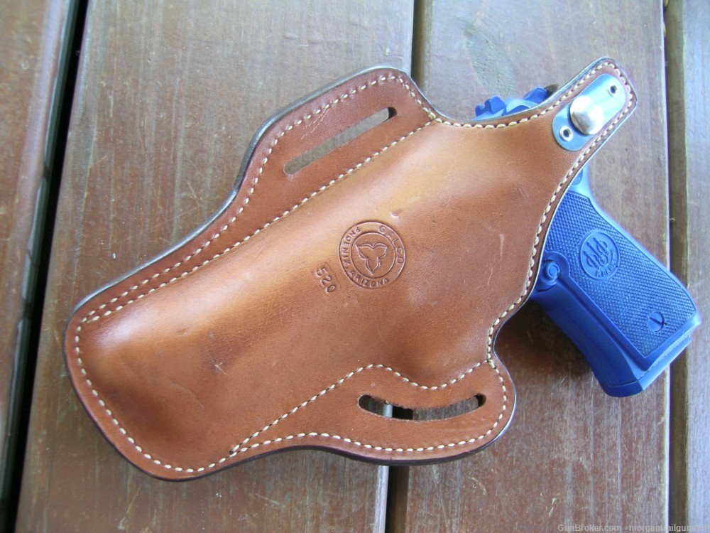 Galco #520 Suede Lined Leather Thumbsnap Holster Beretta 92 Taurus PT 92 99-img-4