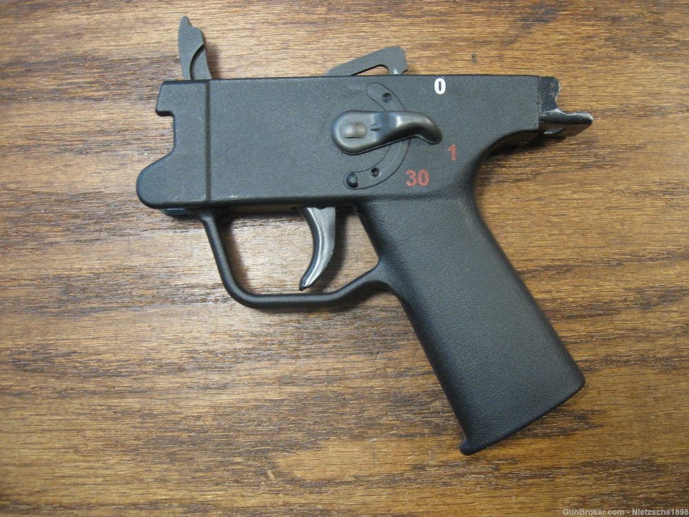Semi MP5 HK94 trigger group w/ rare 0, 1, 30 labels plastic housing HK -img-0