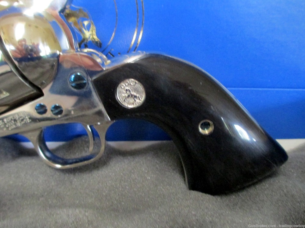 COLT SAA CHROME 44/40 FRONTIER SIX SHOOTER WITH A 5 1/2" BARREL -img-2