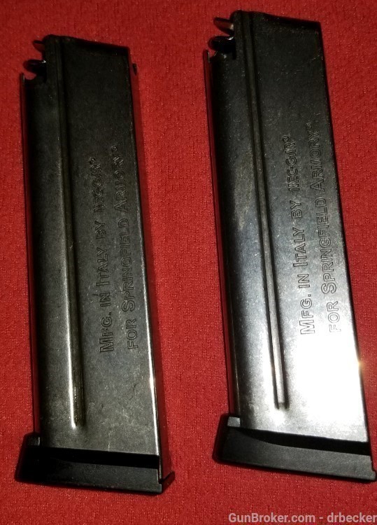 2 stainless steel Springfield armory EMP magazines 40 cal 8rd-img-1