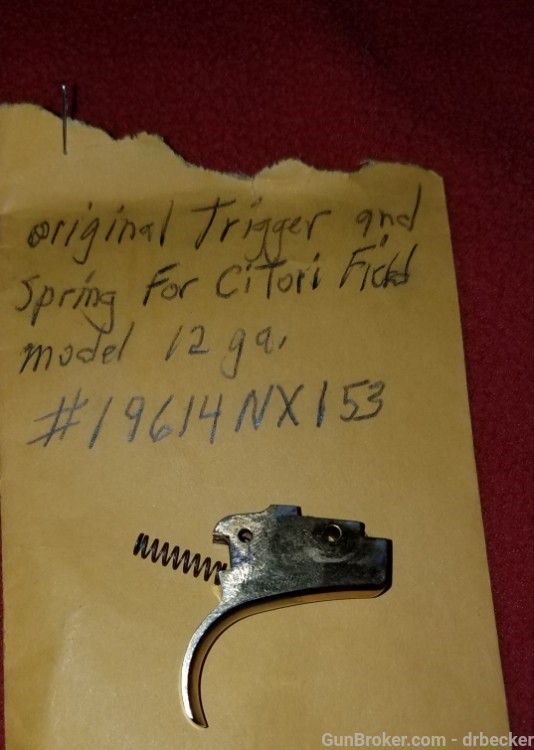Browning Citori parts trigger with spring -img-1