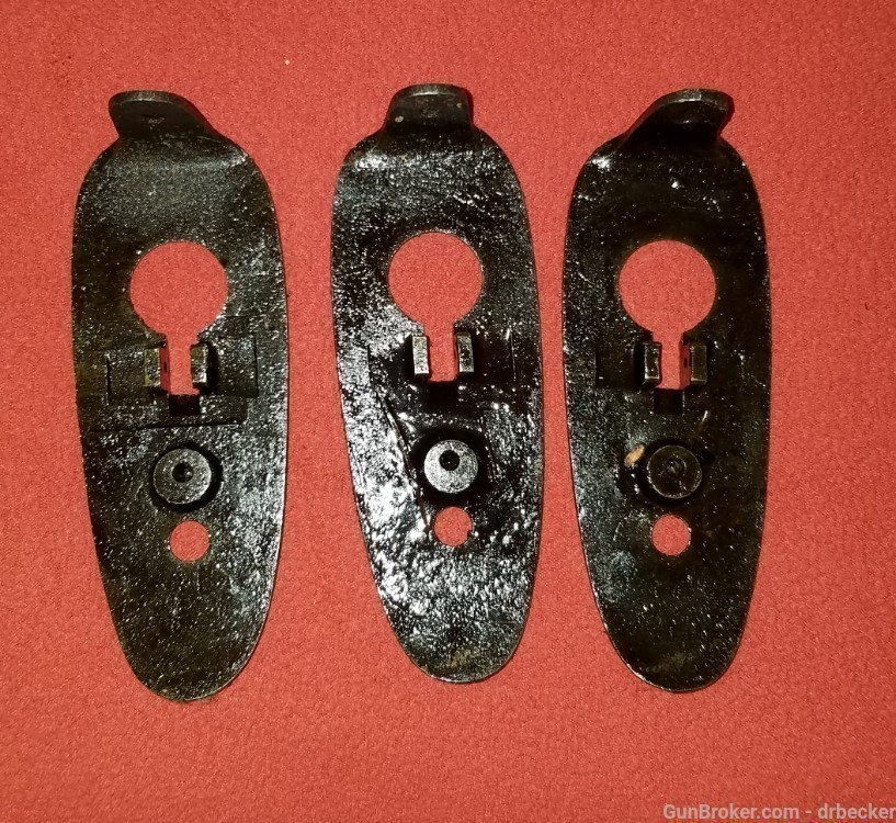 3 Springfield 1903 flat forged buttplates new part-img-1