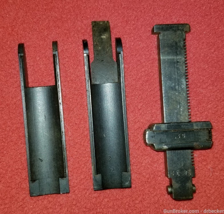 Three German Mauser rear sight parts with Wafenampts on them -img-4