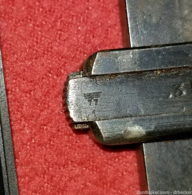 Three German Mauser rear sight parts with Wafenampts on them -img-5