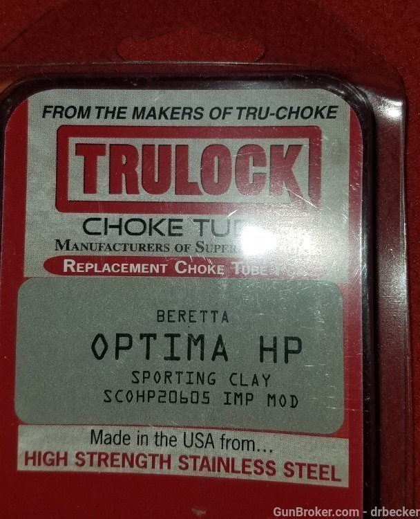 Trulock choke tube 20 gauge Beretta Optima Sporting Clays IM -img-1