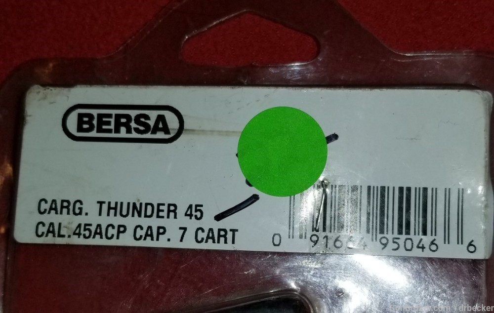 Bersa Thunder 45 compact magazine 7rd new in package -img-2