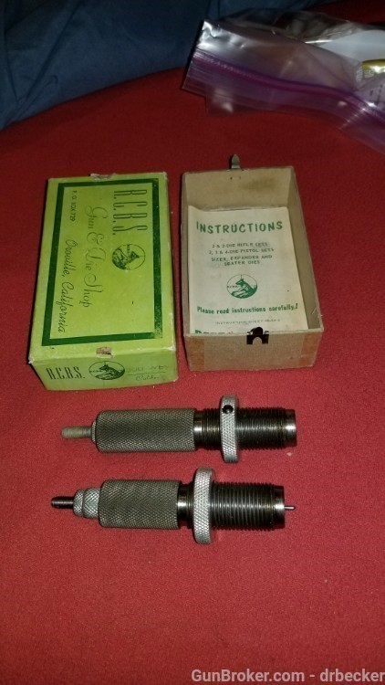 RCBS reloading dies 300 Weatherby dated J for 1959 -img-3