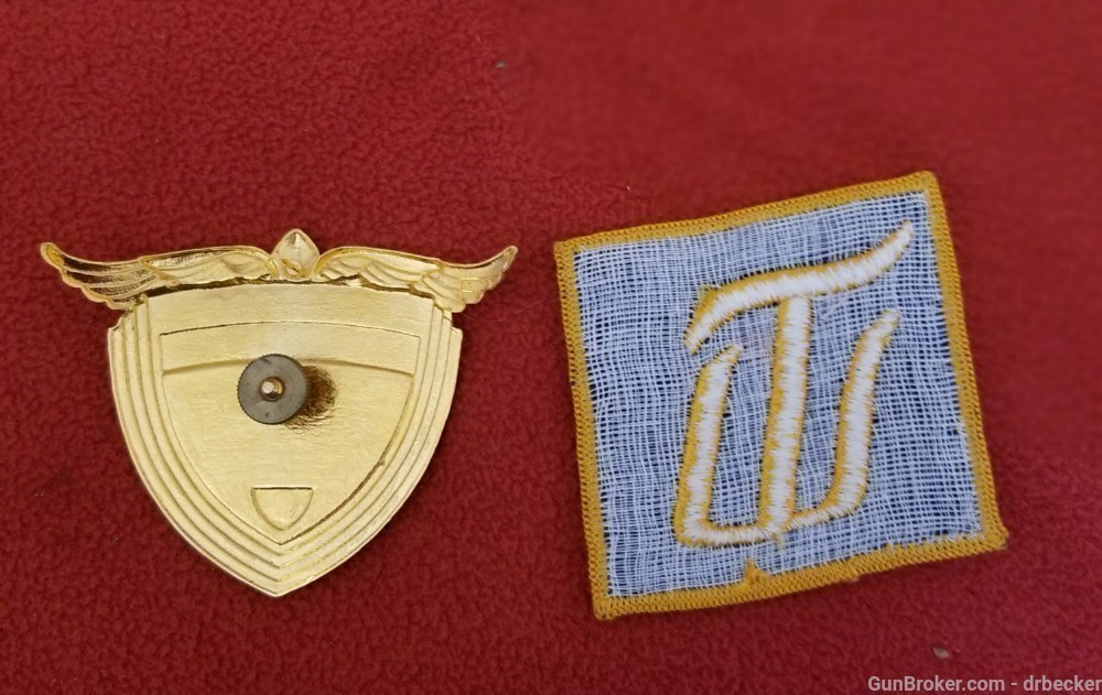 Scarce Western Tours bus line hat badge and patch No1 -img-1