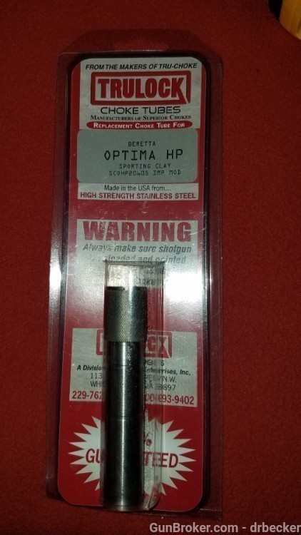 Trulock choke tube 20 gauge Beretta Optima Sporting Clays IM -img-0
