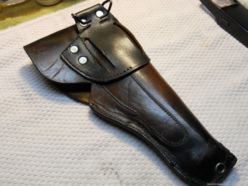 WWII USMC M1916 Leather Holster Colt 1911A1 Left Hand-img-5