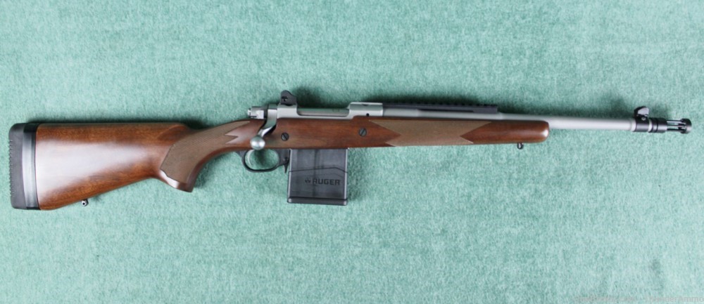 Ruger Scout 308 Walnut Stainless Limited New W Box In Stock Beautiful Rifle-img-0