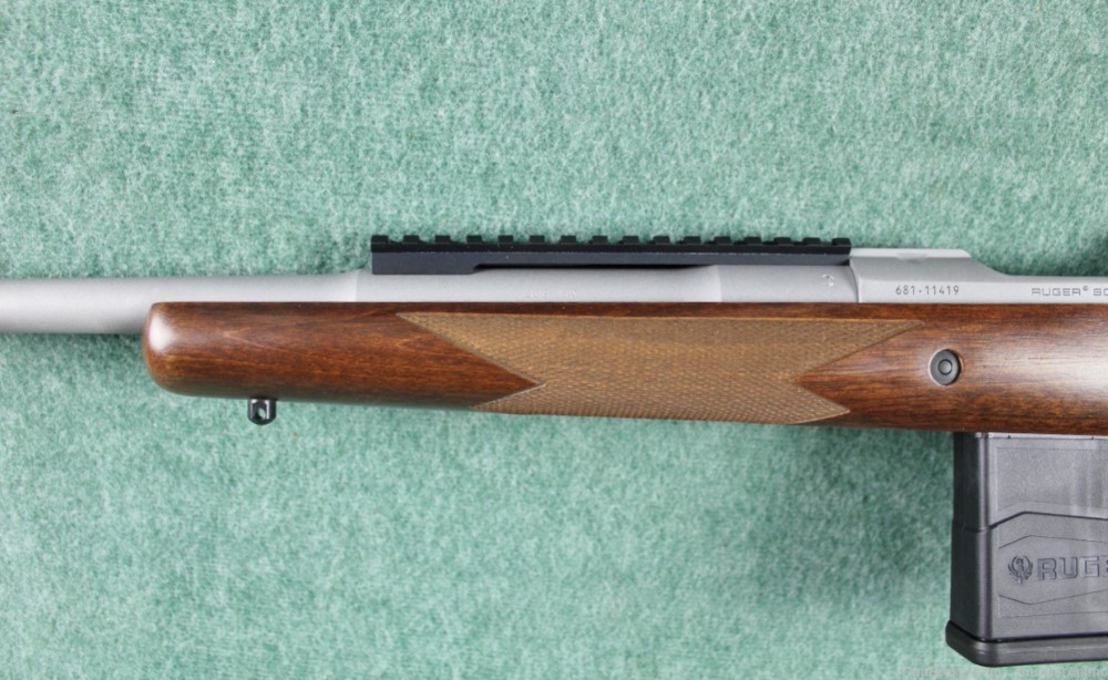 Ruger Scout 308 Walnut Stainless Limited New W Box In Stock Beautiful Rifle-img-10