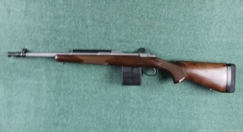 Ruger Scout 308 Walnut Stainless Limited New W Box In Stock Beautiful Rifle-img-6