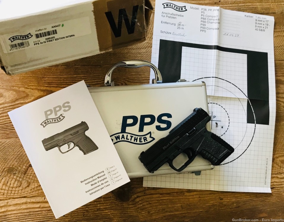 Walther PPS FIRST EDITION International NIB Rare German Pistol PP Korth 210-img-0
