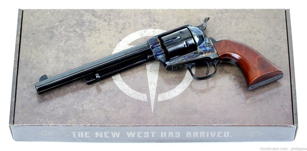 Taylor's Cattleman Old Model 7.5" .45 LC with Military Markings-img-3