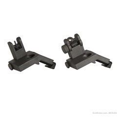 JE Machine 45 Degree Offset Flip Up Front and Rear Rapid Transition Sights