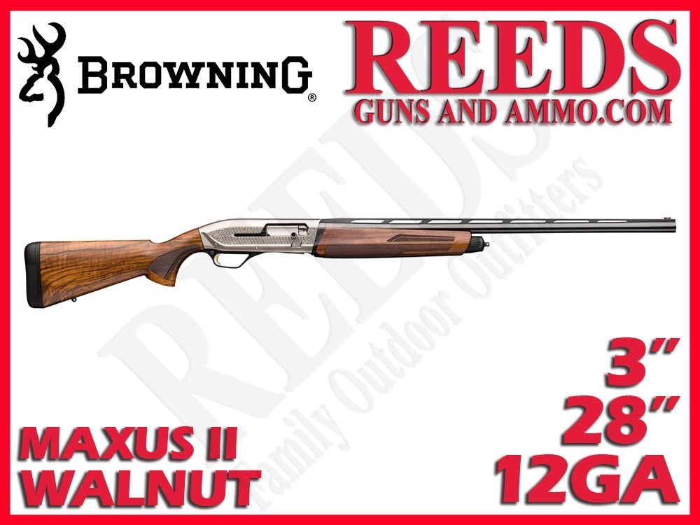 Browning Maxus II Ultimate Walnut Nickel 12 Ga 3in 28in 011744304-img-0
