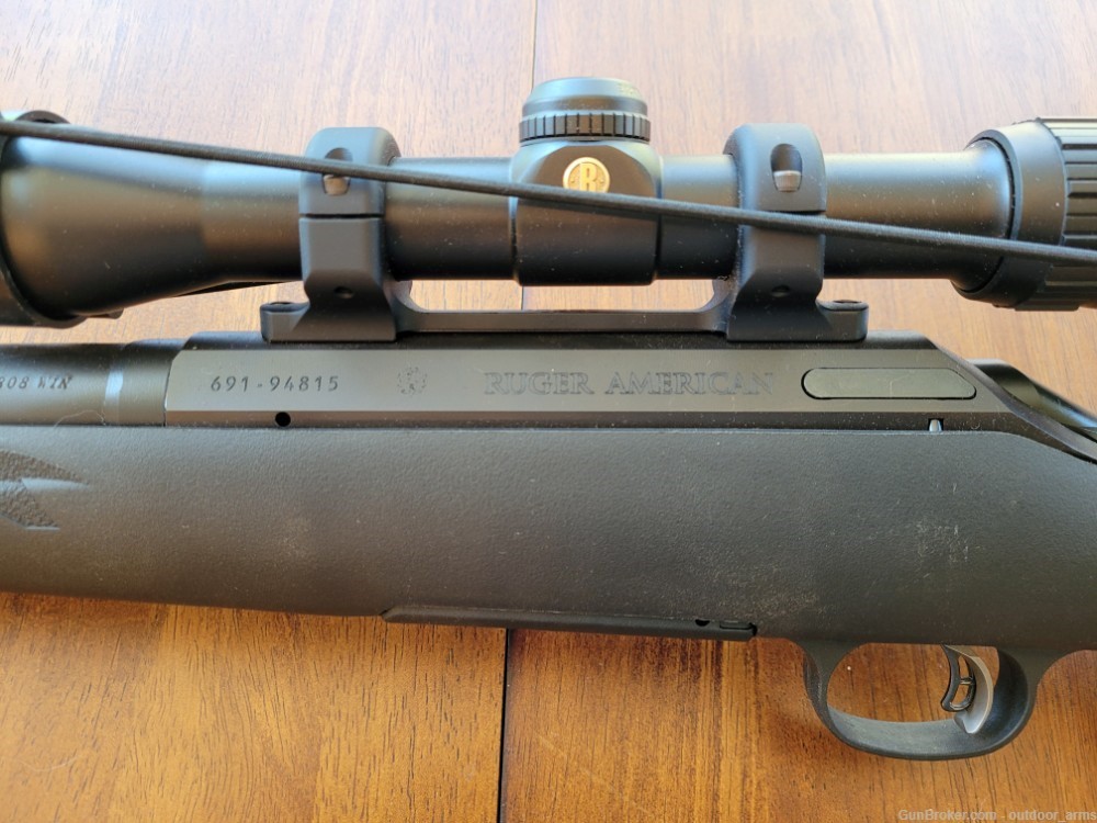 Ruger AMERICAN in 308 Win w/ Bushnell Elite 3200 2-7x Scope  -img-2