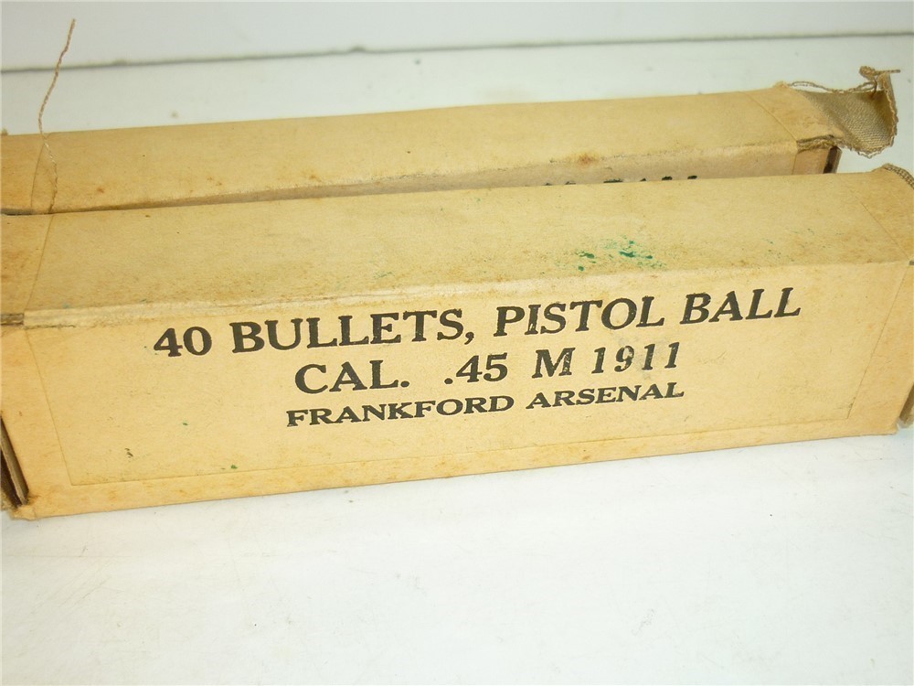 40ct BULLETS M1911 Frankford Arsenal Rare-img-0