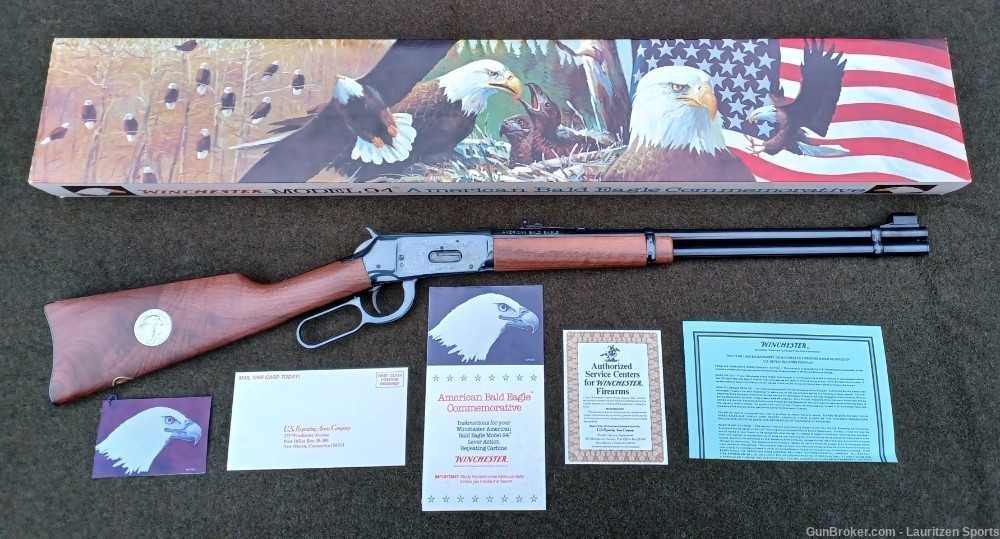 Winchester American Bald Eagle Commemorative Model 94 in .375 WIN-img-0
