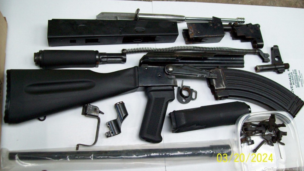   Polish AK AK-47 AKM 1966 parts kit fixed stock matching numbers-img-0