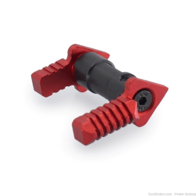 .223 .556 red  Ambi Safety Selector Ambidextrous For AR15 lower-img-0