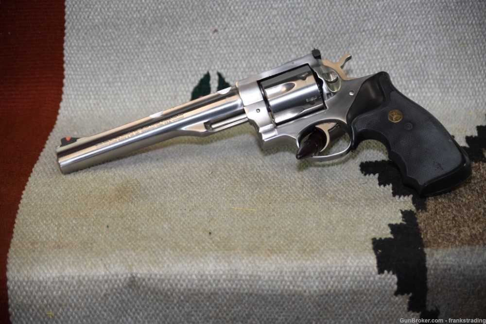 Rare Ruger Redhawk revolver in 41 Magnum 7.5 inch bbl as NEW -img-0
