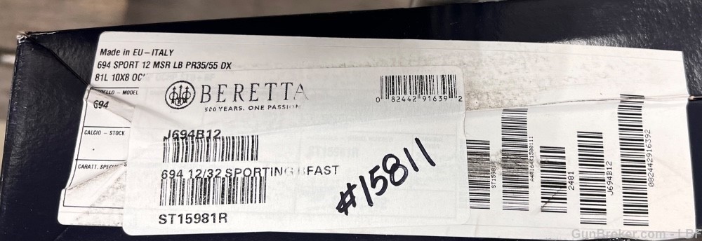 Beretta 694 Sporting B Fast 32+ $250 Beretta Factory Rebate -img-3