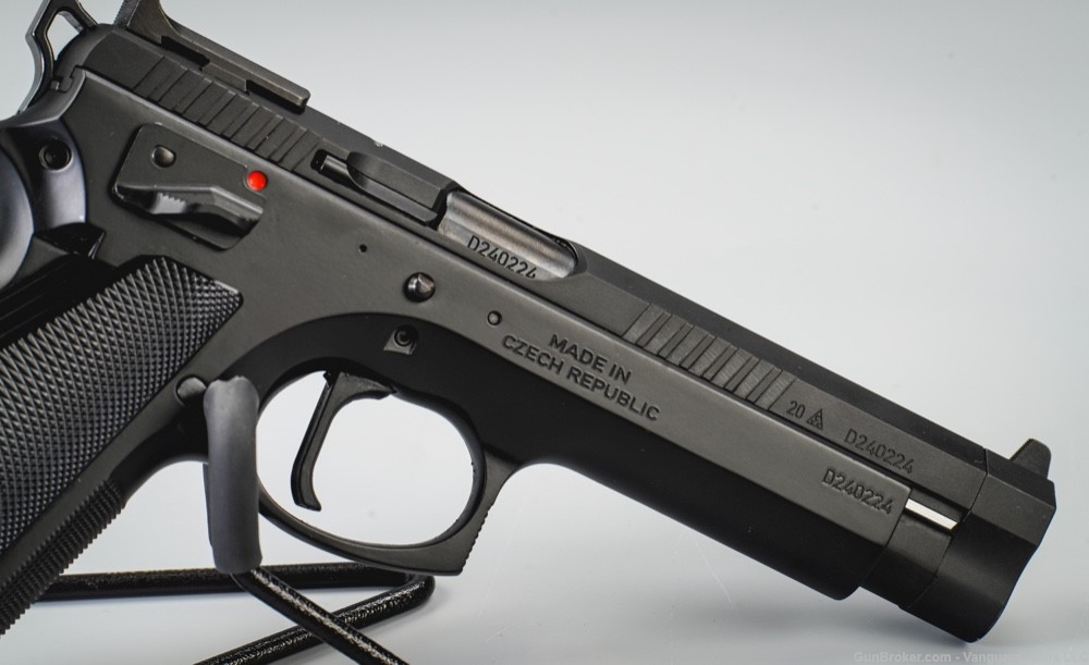 Unfired CZ TS Czechmate Black 9mm Semi-Auto Pistol! Collector's Grade! -img-7