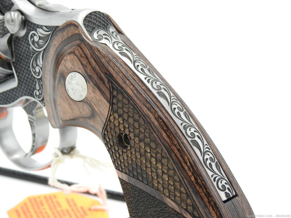 Extremely Rare Collectible Stunning Custom Engraved Colt Anaconda 4" 44 MAG-img-12
