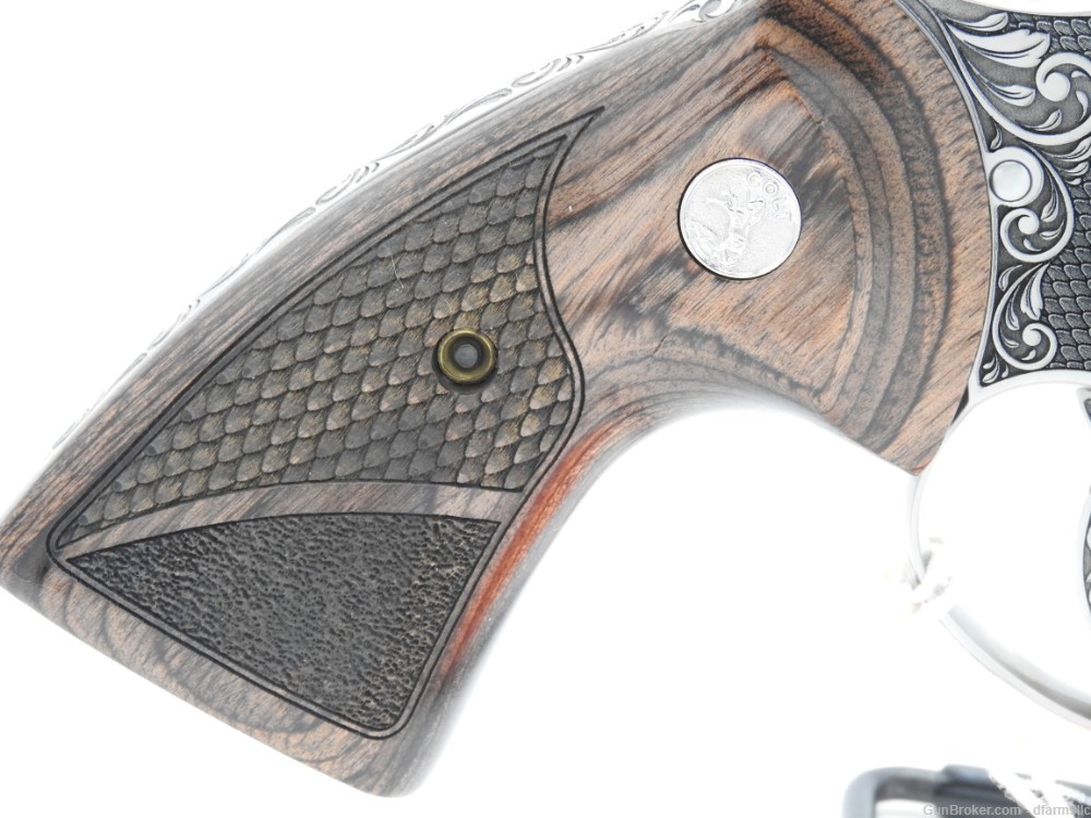 Extremely Rare Collectible Stunning Custom Engraved Colt Anaconda 4" 44 MAG-img-20