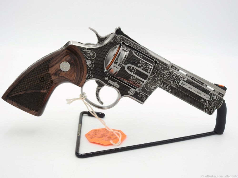 Extremely Rare Collectible Stunning Custom Engraved Colt Anaconda 4" 44 MAG-img-15